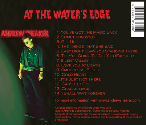 <strong>CD</strong> artwork for <strong>At The Water's Edge</strong>.